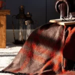 Плед в подарочной упаковке с бантом