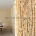 Шторы-нити цвета шампань с люрексом для элегантного интерьера.