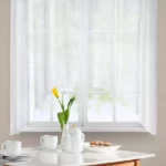 Тюль Арка для кухни, однотонная