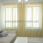 Тюль шифон шампань