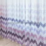 Тюль лен с рисунком