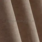 Шторы микровелюр Velvista Темный беж