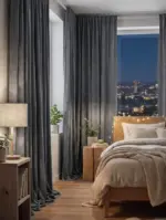 Шторы микровелюр Velvista Графитовый - Зображення 4