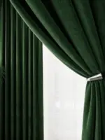 Шторы микровелюр Velvista Изумрудный — изображение 4