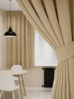 Шторы микровелюр Velvista Песочный - Зображення 4