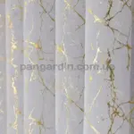 Тюль Бамбук "Molniya" Золото S-4908