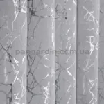 Тюль Бамбук "Molniya" Серебро S-4909