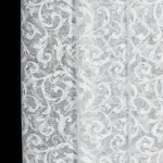 Тюль белая с вензелем Mariano