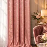 Шторы жаккард Glansy Розовые