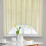 Тюль на кухню короткая