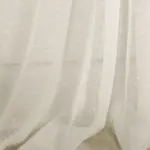 Тюль лен в зал с натуральной текстурой