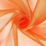 Тюль органза однотонная Crystal Оранжевый