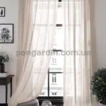 Тюль из шифона, добавляющий легкость и уют в интерьере