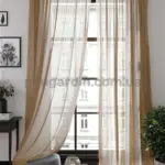 Шифон для штор в ярких цветах, добавляющий стиль в интерьер.