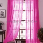 Тюль шифоновая в нежных оттенках, создающая легкость и уют в интерьере.