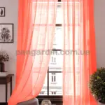 Тюль креп шифон в светлых тонах, добавляющий изысканность в интерьер.