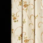 Шторы мешковина в стиле кантри GoldRose