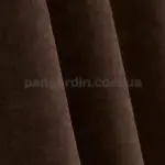 Шторы микровелюр Velvista Темно шоколадный
