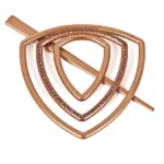 Заколка для фиксации нитяных штор с изысканным дизайном