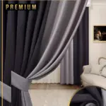 Красивый комплект шторы с мягкими складками