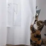 Тюль антикоготь "Cat Friendly" Белый