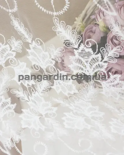 Тюль распродажа остатков - отрез 2,30 метра