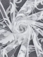 тюль біла з вензелем Mariano драпірування складки