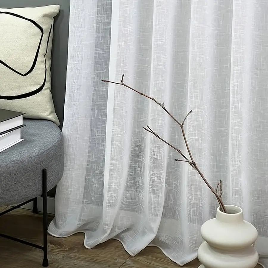 Текстура тюля крупным планом переплетение нитей