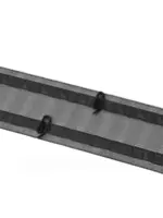 Шторная лента черная для системы волна 7,5 см