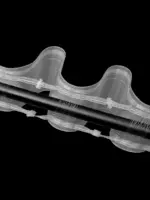 Тесьма для штор «Волна» на трубу или крючки 10 см - сборка 1:2