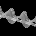 Шторная лента «Волна» 10 см - сборка 1:1,5