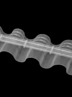 Шторная лента «Волна» 10 см - сборка 1:1,5 — изображение 2