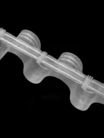 Шторная лента "Волна" 8 см - сборка 1:2 — изображение 2