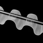 Шторная лента "эффект люверсов" на трубу 10 см