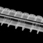 Тесьма для штор труба/крючок 10 см - сборка 1:2