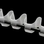 Шторная лента "эффект люверсов" на трубу 10 см