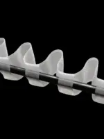 Шторная лента "эффект люверсов" на трубу 10 см