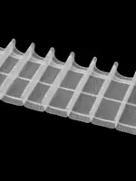 Тесьма для штор труба/крючок 10 см - сборка 1:2 — изображение 2