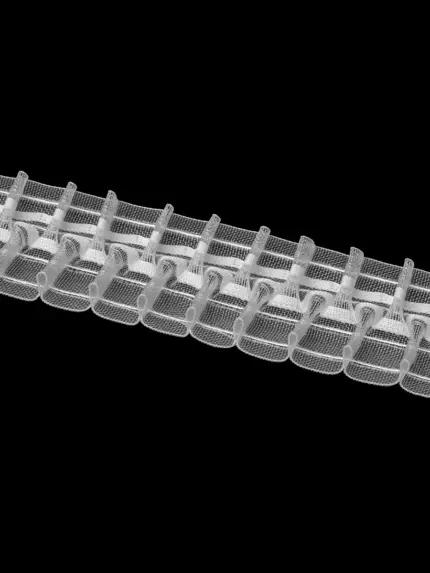 складання 1:2 тасьма буфи 6 см фото складок
