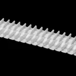 шторная тесьма 6 см сборка 1:2 пример на ткани