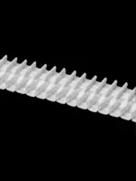 шторная тесьма 6 см сборка 1:2 пример на ткани