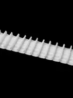 Тесьма шторная карандаш 6 см - сборка 1:2/50 м