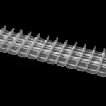 Тесьма шторная карандаш 6 см - сборка 1:2,2/50 м