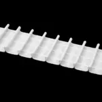 тесьма шторная карандаш 6,5 см сборка 1:2 фото