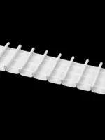 тесьма шторная карандаш 6,5 см сборка 1:2 фото