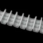 шторная тесьма карандаш 6,5 см сборка 1:2 пример