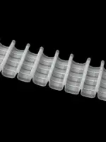 шторная тесьма карандаш 6,5 см сборка 1:2 пример