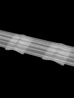 Тесьма шторная «Бантовые складки» 6,5 см - сборка 1:2,5/50 м — изображение 2