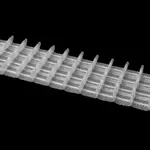 Тесьма шторная карандаш 6,5 см - сборка 1:2,5/50 м