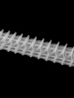 Тесьма шторная «Буфы» 6,5 см - сборка 1:2,5/50 м